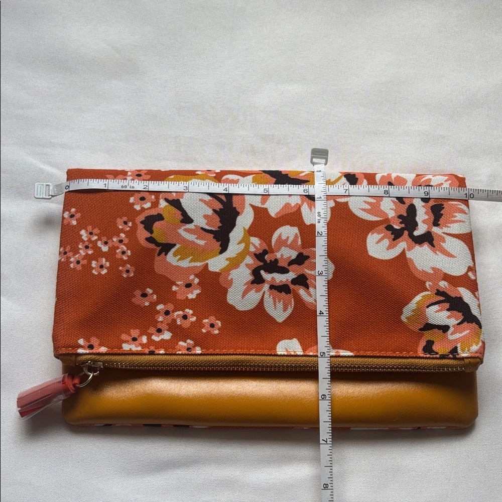 Rachel Pally Reversible Clutch Orange / Brown EUC - Picture 10 of 10